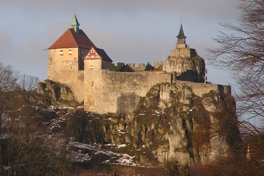 Ehem. Burg Meidelstetten, Germany